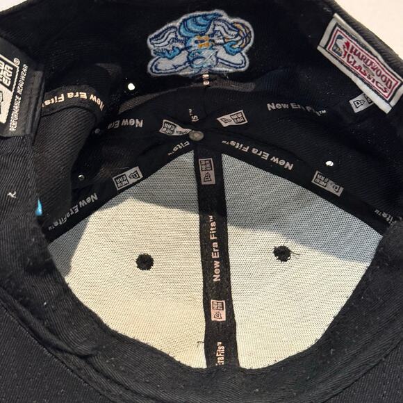 New Orleans Hornets Hardwood Classic 
SnapBack Black Hat by New Era - Picture 9 of 9